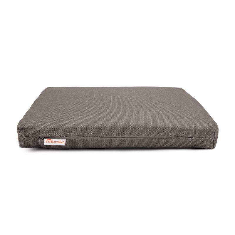 Austin Horn Classics Sunbrella Chair Seat Cushion, Gray