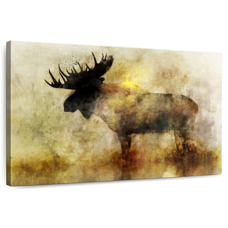 Brampt Happy Moose II, 20" H x 30" W