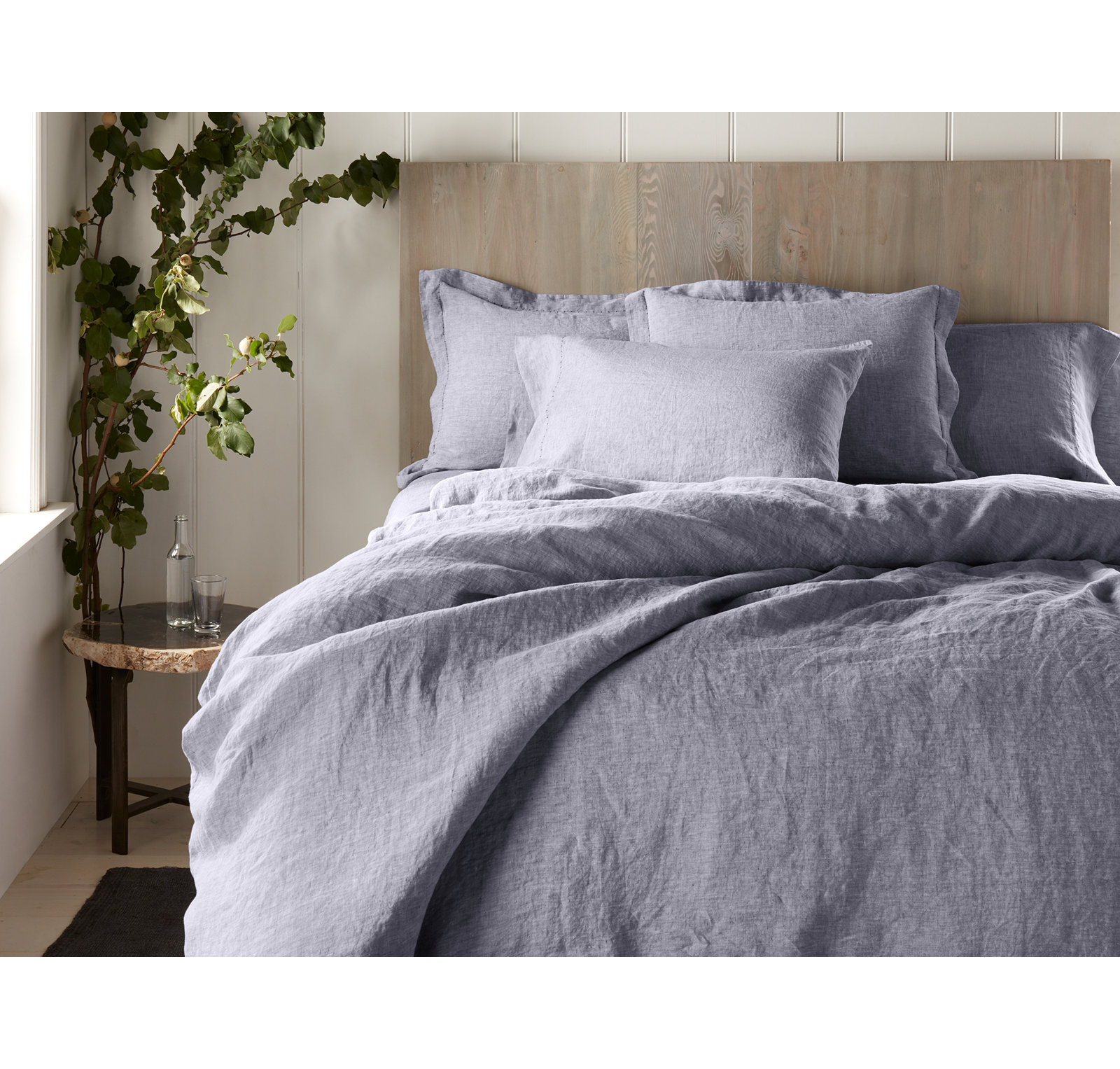 Organic Relaxed 100% Linen Duvet Cover Set