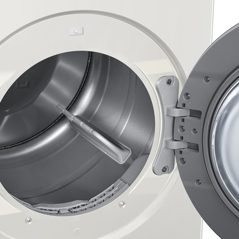 Samsung 7.6 cu. ft. Bespoke AI Ultra Capacity Front Load Gas Dryer with AI Home and AI OptiDry+ in Ivory, Ivory