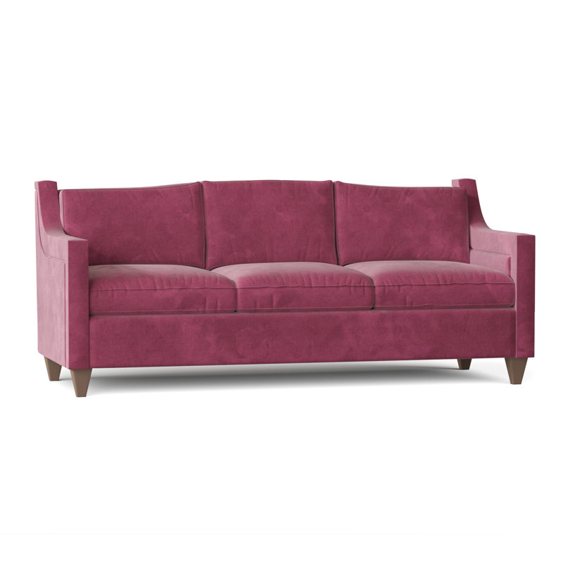 Canapé standard de 85,5 po Jill, Fuchsia Savona