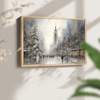 Chirstmas Art-CCCXXXIII -Framed Print - Restickable
