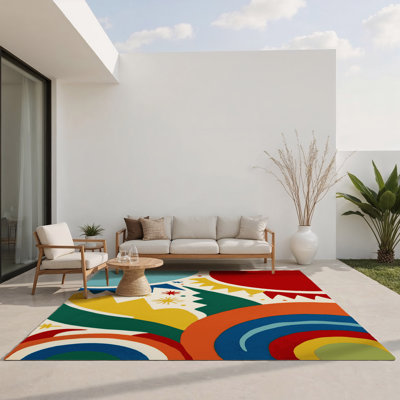 Retro Swagger Indoor And Outdoor Area Rug