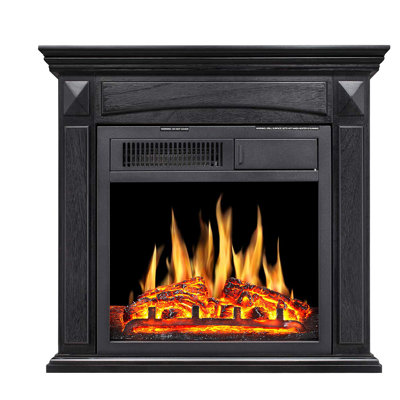 Freestanding Electric Fireplace With Remote Control.