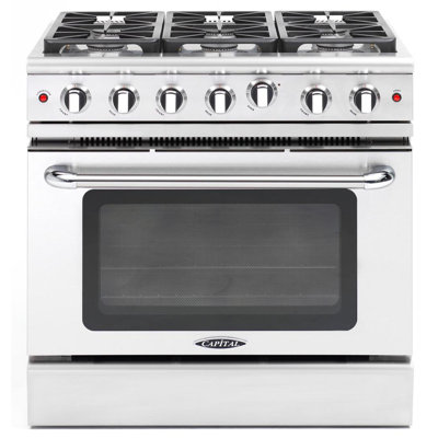 Capital Culinarian 35.88 " 4.9 Gas Range with Grate Cooktop