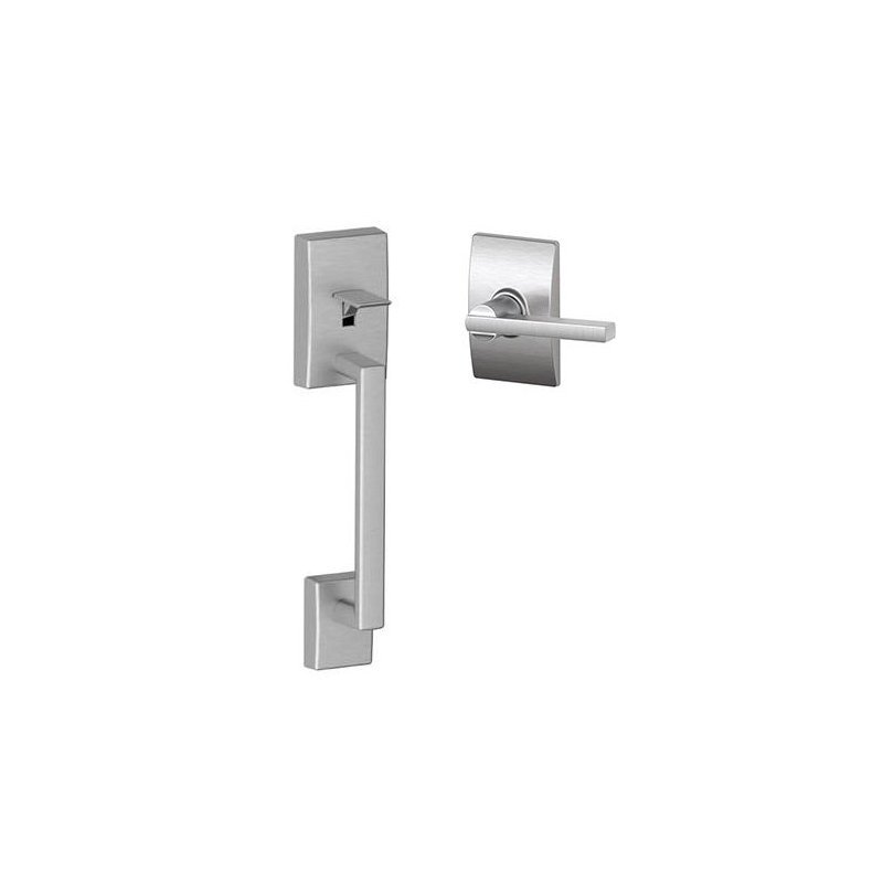 Century Passage Door Lever, Satin Chrome