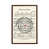 Toile avec cadre en bois brun classique