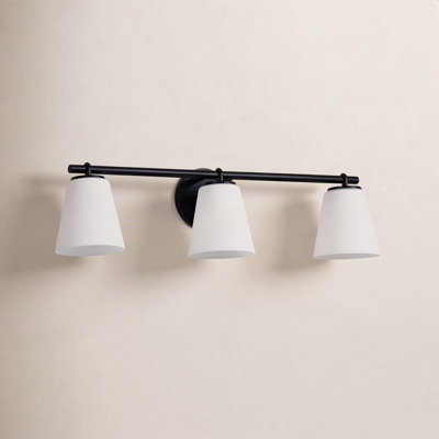 Kenn 3 Light Frosted Dimmable Vanity Light