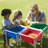 ECR4Kids Stackable Square Bins with Non-Snap Lids, Multipurpose Organization, 2-Pack-100032960
