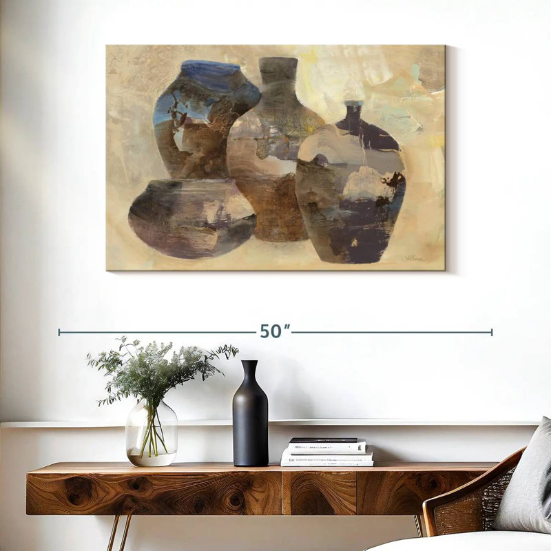 Senne Ceramic Still Life, 26" H x 39" W