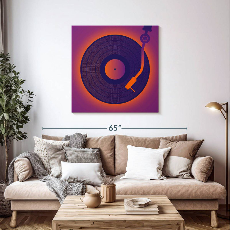 Disque vinyle Abarca, H 39 po x l 39 po