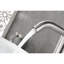 Robinet de lavabo de salle de bain à poignée simple Modern en nickel brossé - Acier inoxydable, installation et fonctionnement faciles Modern, Design, Installation