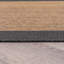 Tapis tissé à plat en jute gris foncé / naturel à motif géométrique facile à entretenir-2133180187-2133180188