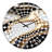 Salween - Abstract Spirals Wall Clock-1484619709