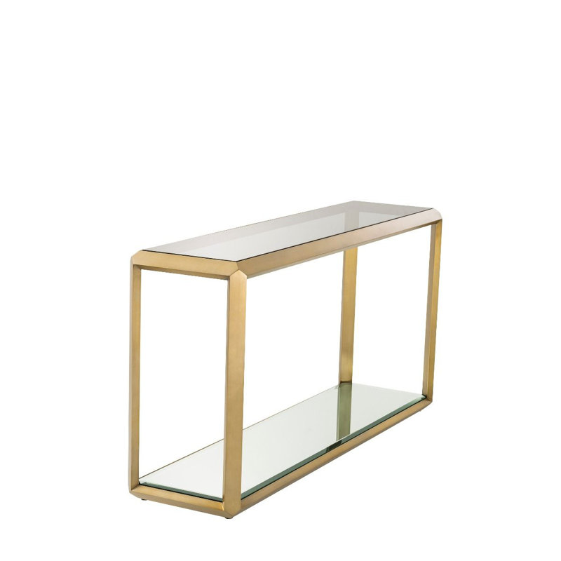 Callum 59'' W Glass Console Table