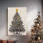 Snowige Cottage Carol - Toile tendue avec châssis de qualité supérieure-1200453087