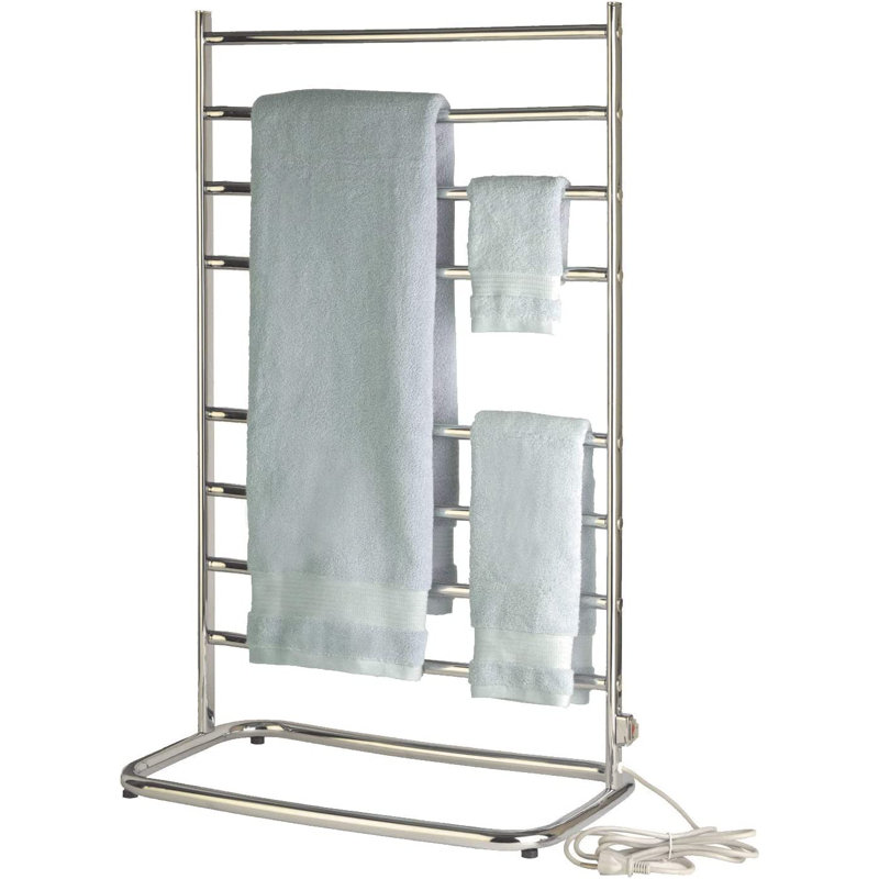 Chauffe-serviettes électrique Warmrails Hyde Park, Nickel