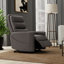 Fauteuil relevable en similicuir gris Bentley-822384370
