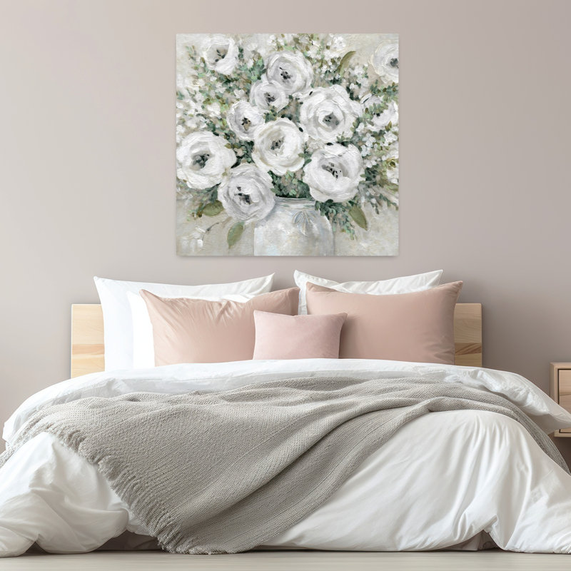 Art mural simple Simply Soft Flower, H 32 po x l 32 po