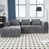 Gray Chenille