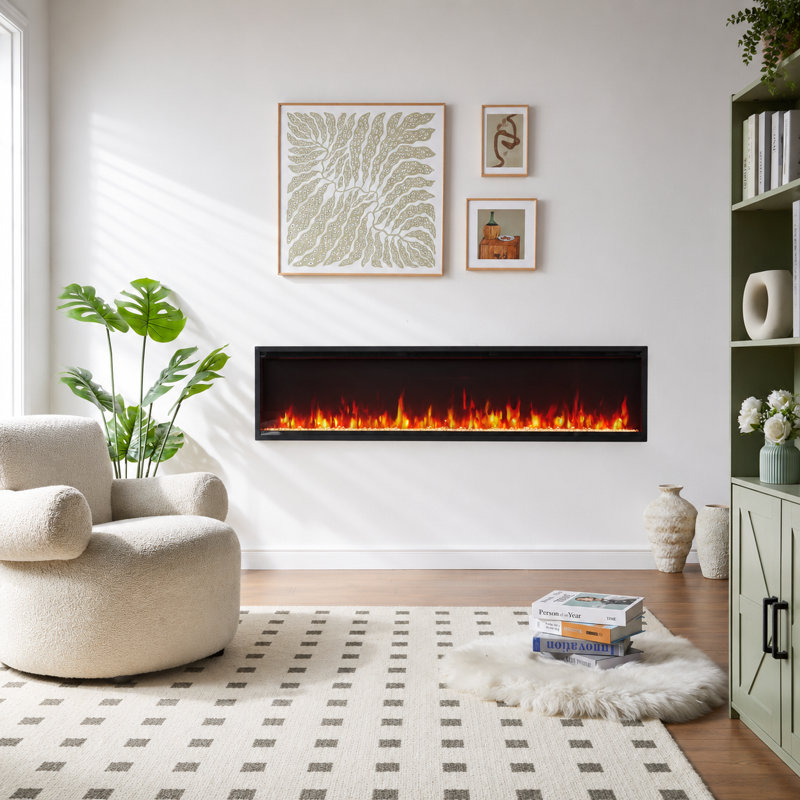 FLAMEKO Avena, 45cm H x 183cm W x 14cm D