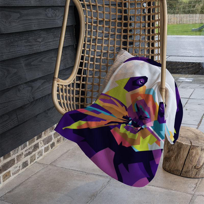 Domitila Plain Weave / Muslin Throw Blanket