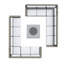 Ensemble de canapé modulaire 5 pièces avec coussins
