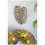 Décoration murale feuille d'or 18,9X13,4X1,4 "Monstera
