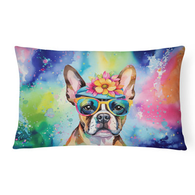  Housse et insert de coussin rectangulaire en polyester pour l'intérieur et l'extérieur