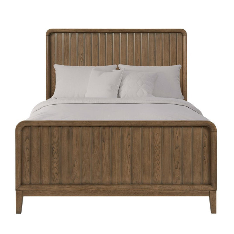 Cadre de lit, Lit simple, Marron clair
