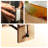 Oak-colored solid wood rectangular office table-112306690