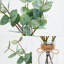 13 "tiges d'eucalyptus artificiel 13" dans un vase (paquet de 2), faux eucalyptus avec feuilles vertes double face-1833689317