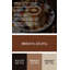 Art mural sur toile, Dessert, semoule pudding, noir
