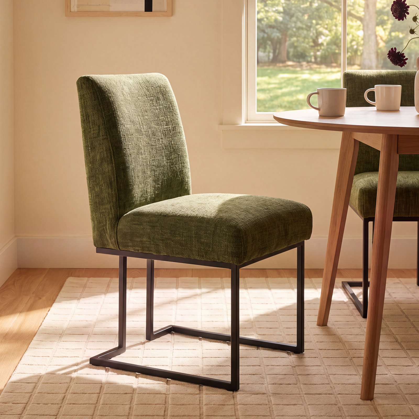 Bende Dining Chair, Olive Green