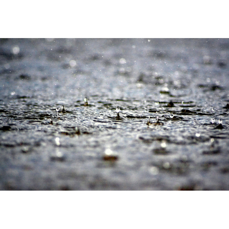 Raindrops by Donschwei - Wrapped Canvas Print, 30cm H x 46cm W x 3.8cm D