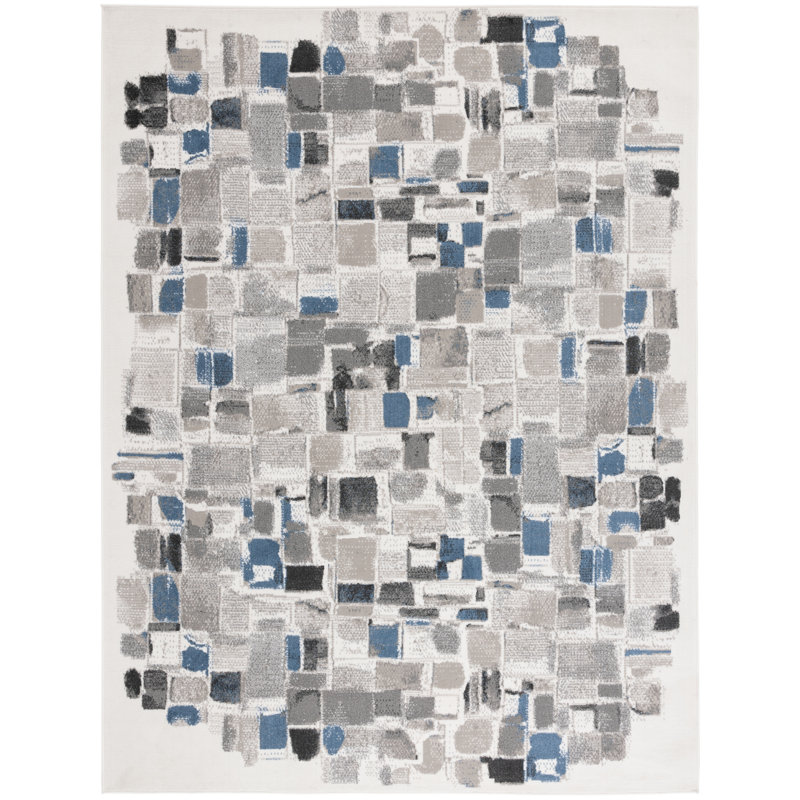 Nagelly Performance Abstract Rug, Rectangle 8' x 10'