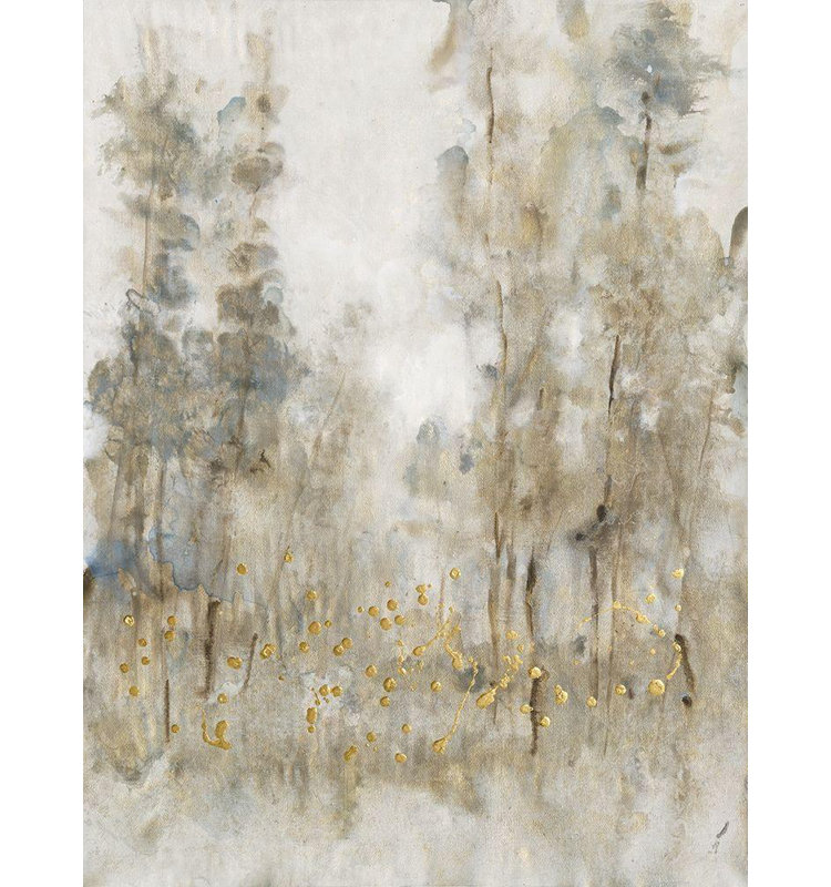 Red Barrel Studio® OToole, Tim Gallery Wrapped Canvas Art Titled: Thicket of Trees II