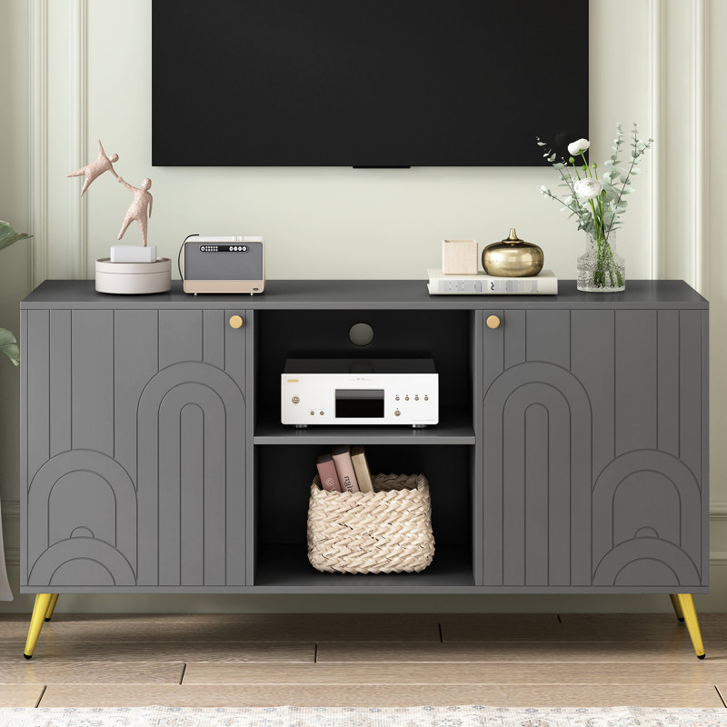 Maricza TV Stand, Gray