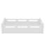 Structure de lit simple avec garde-corps pleine longueur, lit plateforme en bois à profil bas, pas de sommier tapissier, naturel-200589305-200589304