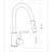 Topcraft Single-Handle Single-Hole Pull-Down Kitchen Faucet-88766301