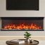 Advait Metro Lane Black Electric Fireplace-1343291416