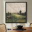 Impressionniste prairie et ligne d'horizon doux coups de pinceau scène naturelle illustrations nature zen rustique-283554820-283554827