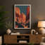 Desert Canyon Light Retro - Wrapped Canvas-1870199573-1870199563