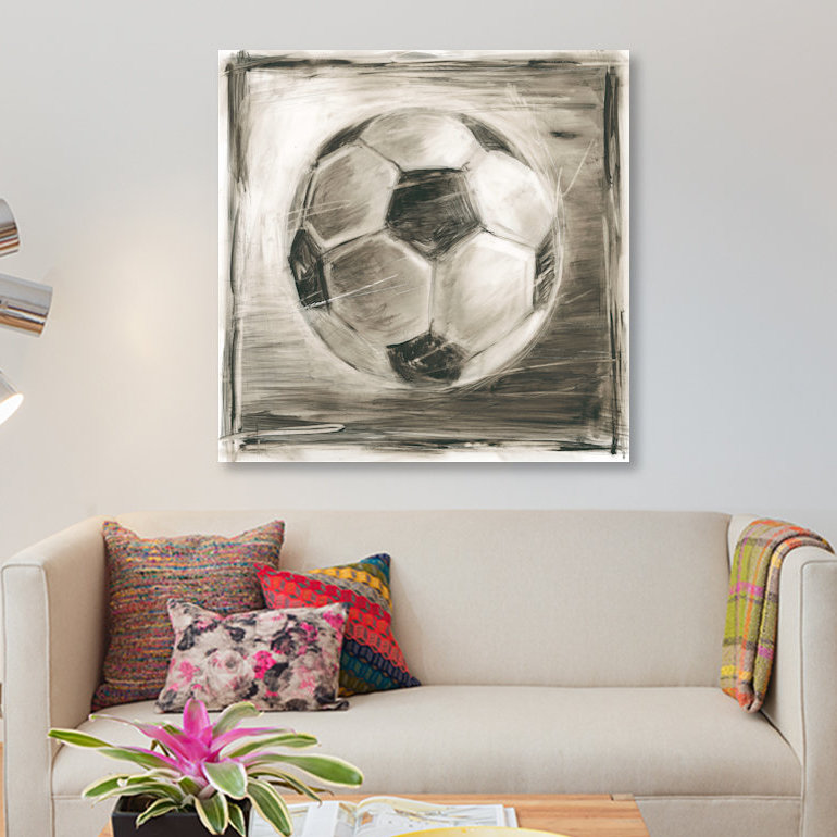 « varsity iv », impression sur toile, H 12 po x l 12 po x P 1,5 po, Pas de tapis, Toile tendue