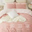 Ensemble d'édredon pour lit double Suncomfy 3 pièces, ensemble d'édredon rose avec 2 taies d'oreiller, ensemble de lit moelleux chaud toutes saisons-132449070-132449071