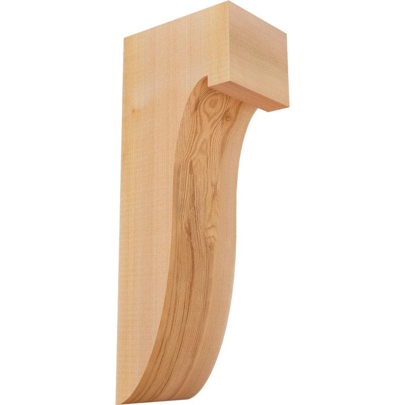 Del Monte Corbel, H 20 po x l 5,5 po x P 8 po, Lisse, Cèdre rouge