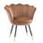 Willington Velvet Barrel Chair-1814598522