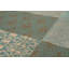 Tapis vert à tissage plat Amata