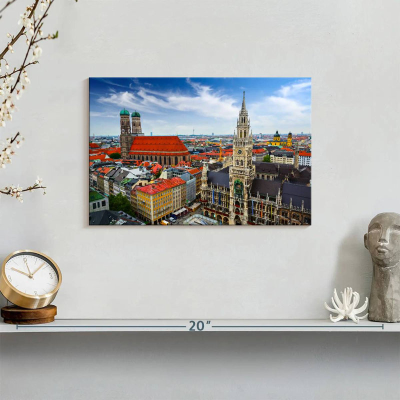 Paysage urbain du camion R munich, H 8 po x l 12 po