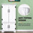 White Farmhouse Pantry Cabinet with 4 Doors and Adjustable Shelves-1578546697